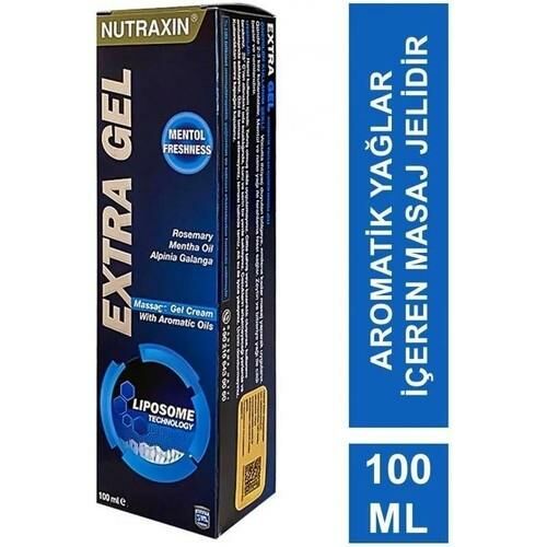 Nutraxin Extra Gel Aromatik Yağlar İçeren Masaj Jel Krem 100 ml