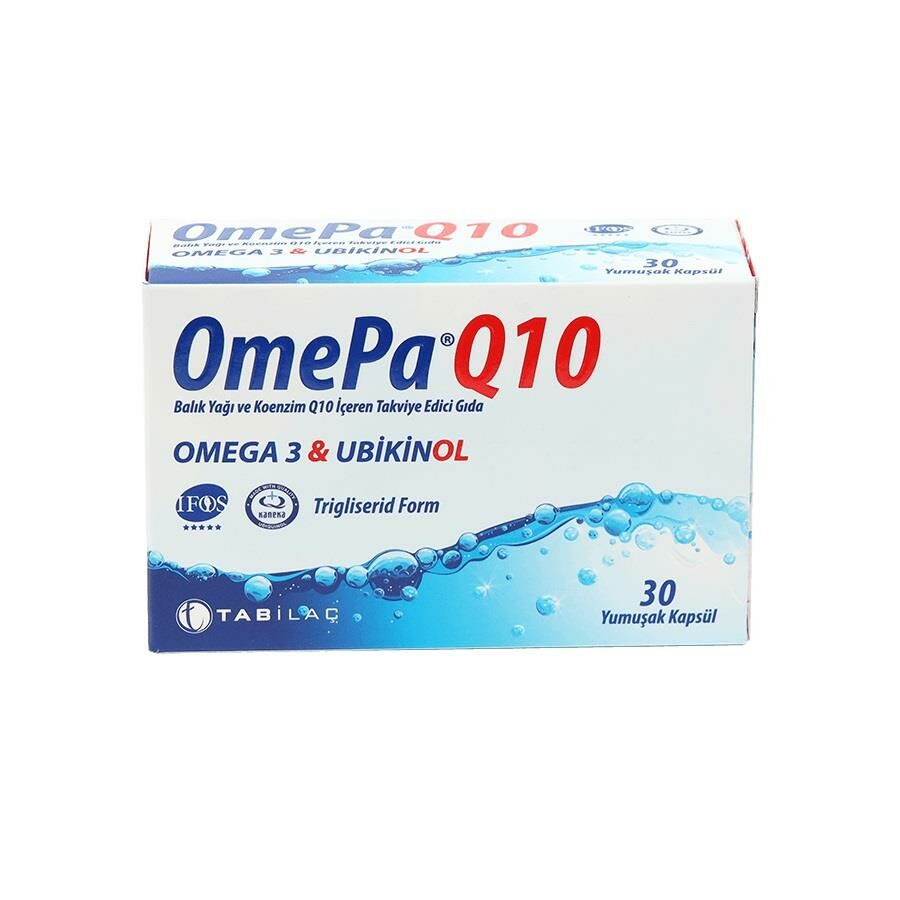 Omepa Q10 Omega 3 Ubiquinol 60 Kapsül