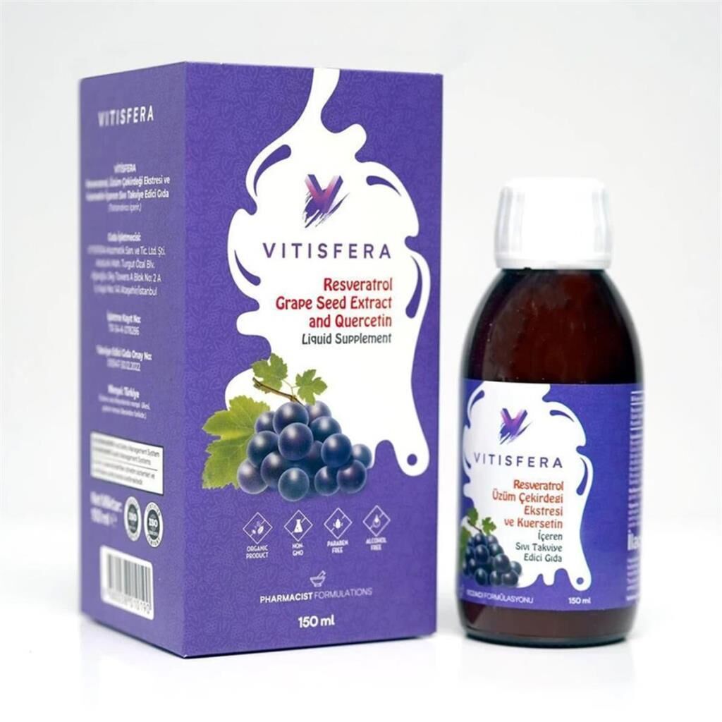 Vitisfera Resveratrol Orman Meyveleri Aromalı Şurup 150 ml