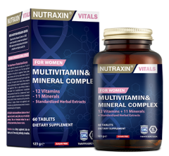 Nutraxin Multivitamin Mineral Complex 60 Tablet Kadınlara Özel