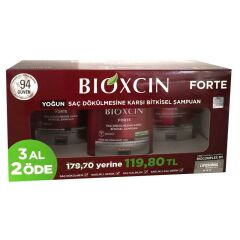 Bioxcin Forte 300 ml 3 Al 2 Öde Tüm Saç Tipleri Şampuan