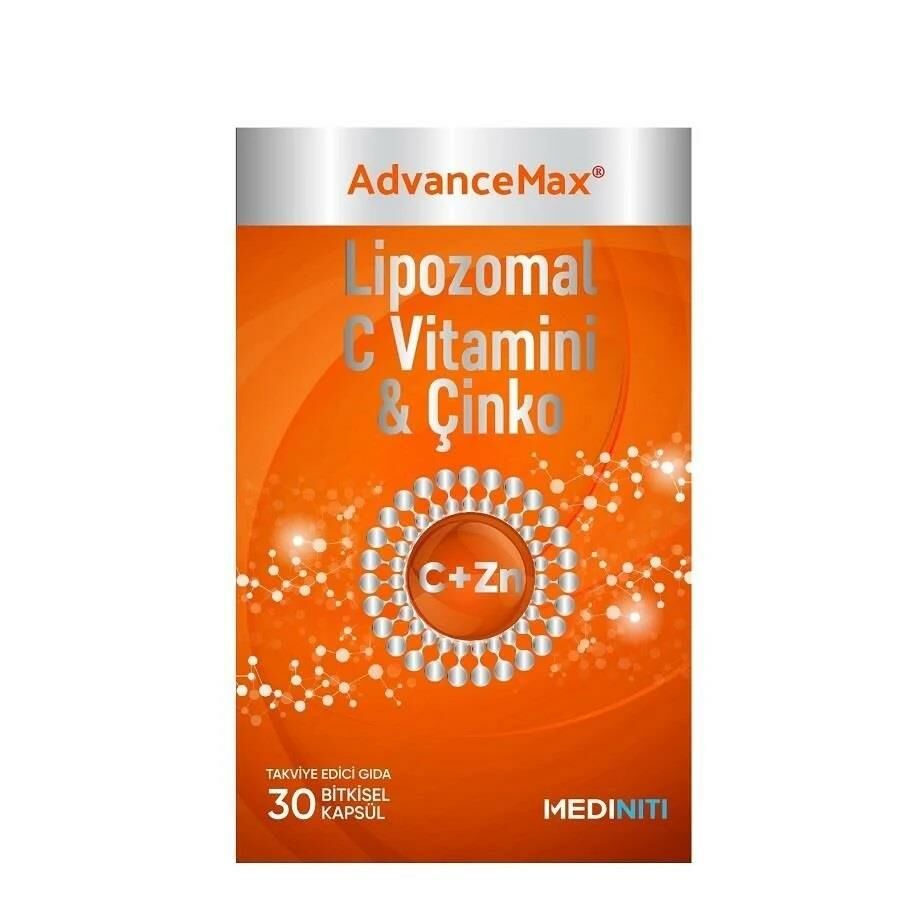 AdvanceMax Lipozomal C Vitamini + Çinko 30 Kapsül
