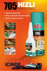 AKFIX 705 HIZLI YAPIŞTIRICI 200ML+50GR