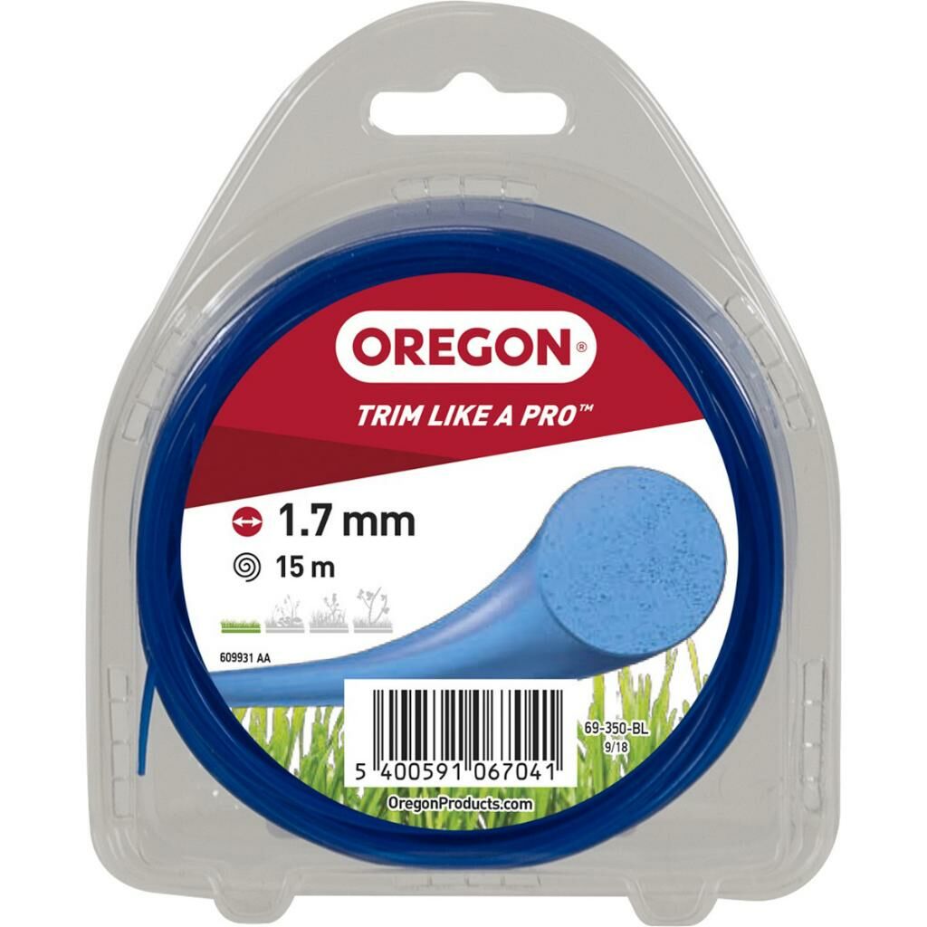 Oregon 69-350-BL Misina 1.7mm 15m Mavi Yuvarlak