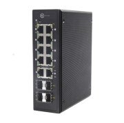 XPS-I7120-14 - 10 port 10/100/1000T + 4 port 100/1000 SFP L2+ Yönetilebilir Endüstriyel Switch