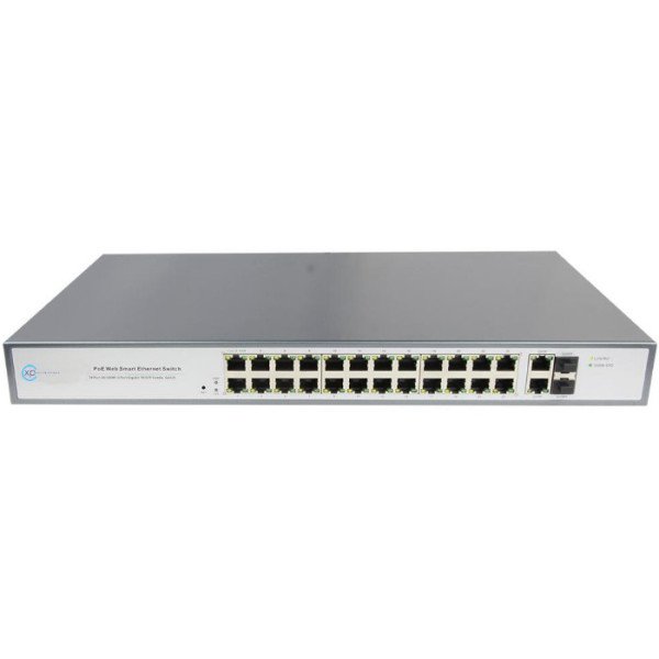 XPS-1110-26 - 24 port 10/100TX + 2 Gigabit Combo L2 Smart Switch