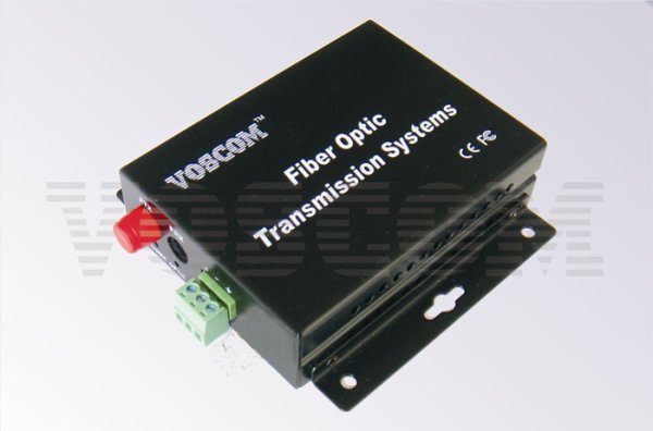 VOS-X010FBT/R - X Kanal Video + Tek Yön RS485/422/232 Data Fiber Alıcı ve Verici (Transmitter&Receiver)