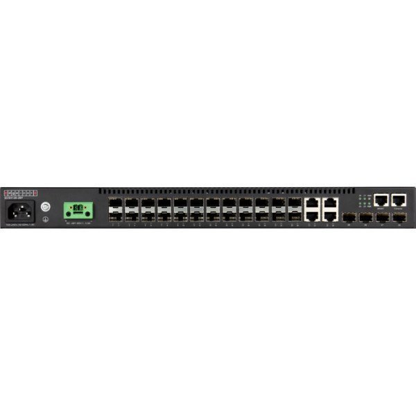 ECS4120-28F - 20 port 100/1000Base-X SFP + 2 port Gigabit Combo + 4 port 10G SFP+ Uplink L2+ Yönetilebilir Switch