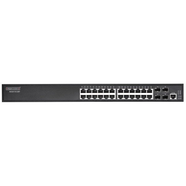 ECS4110-28T - 24 port 10/100/1000T + 4 port Gigabit SFP Uplink L2+ Yönetilebilir Switch