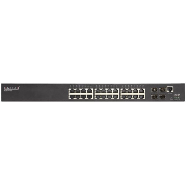 ECS4210-28T - 24 port 10/100/1000T + 4 port 100/1000 SFP Uplink L2+ Yönetilebilir Switch