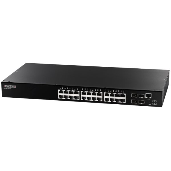 ECS4210-28T - 24 port 10/100/1000T + 4 port 100/1000 SFP Uplink L2+ Yönetilebilir Switch