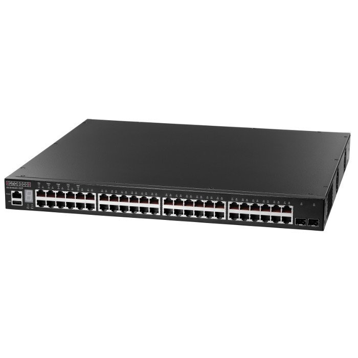 ECS4620-52P -  48 port 10/100/1000 PoE + 2 port 10G SFP+ L3 Yönetilebilir Yığınlanabilir PoE Switch