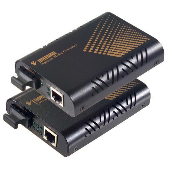 EL100C-20 - 10/100BASE-TX - 100BASE-FX SM (SC) Media Converter