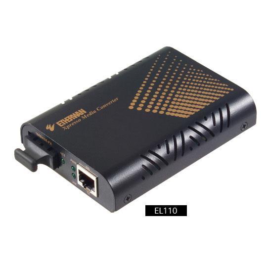 EL100C-20 - 10/100BASE-TX - 100BASE-FX SM (SC) Media Converter