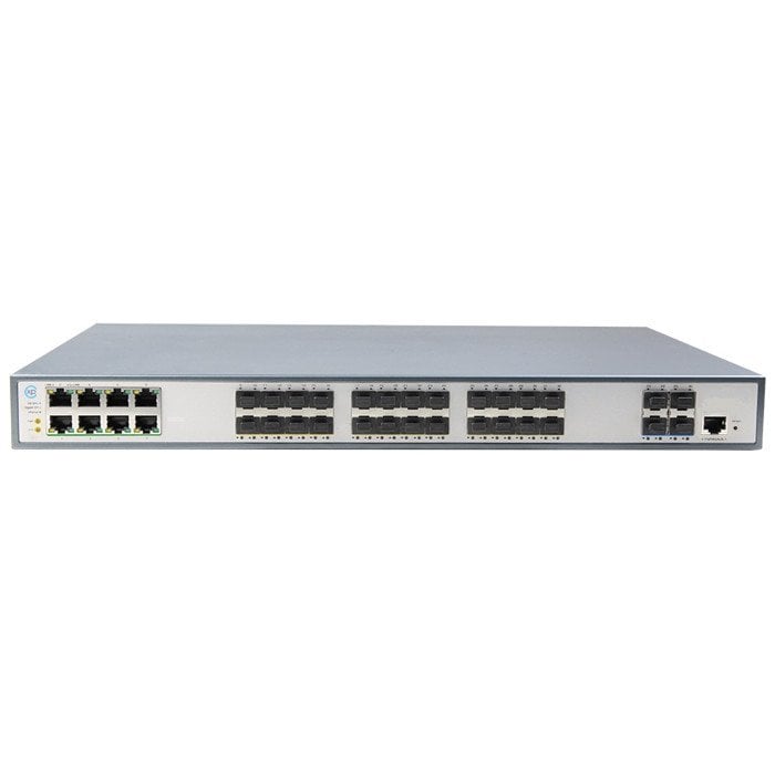 XPS-1320-36F - 24 port 100/1000 SFP + 4 port 10G SFP+ + 8 port 10/100/1000T L2+ Yönetilebilir Fiber Switch