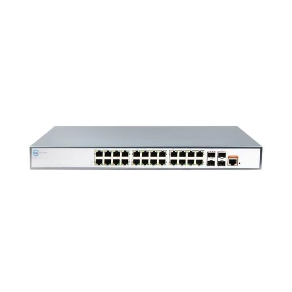 XPS-1220-28P - 24 port 10/100/1000 PoE + 4 Gigabit  1000 SFP L2+ Yönetilebilir Switch