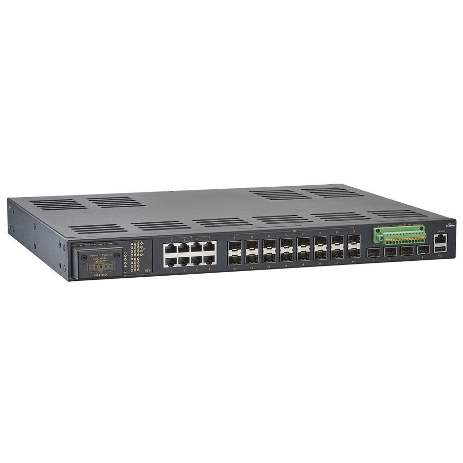 ETHERWAN IG5-24004RCS    (24-port 10/100/1000BASE-T(X) + 4-port 1G/10G SFP+ Managed Ethernet Switch)