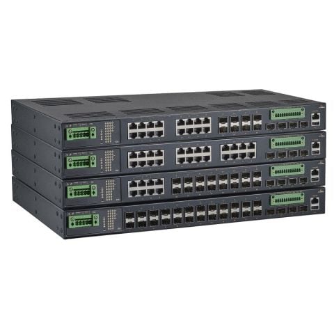 ETHERWAN IG5-16084RCS    (16-port 10/100/1000BASE-T(X) + 8-port 100/1000BASE SFP + 4-port 1G/10G SFP+ Managed Ethernet Switch)