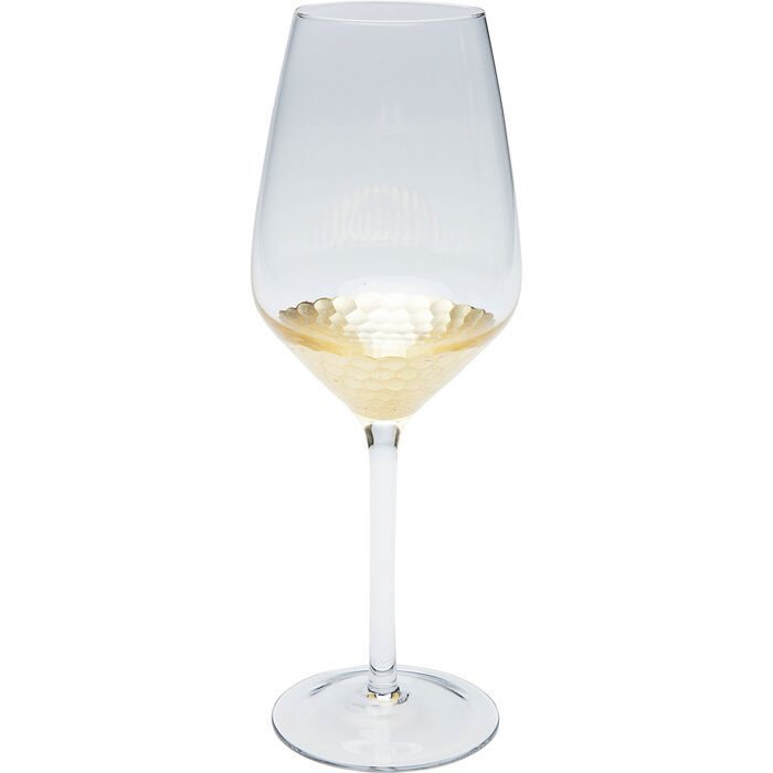 White Wine Glass Gobi Dekoratif Aksesuar