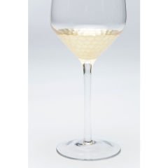 White Wine Glass Gobi Dekoratif Aksesuar