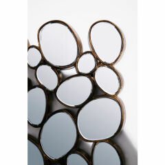 Mirror Water Drops Copper Ayna 135x78 cm