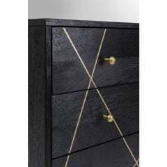 Dresser Gold Vein 4 Drawers Şifonyer 40x88 cm