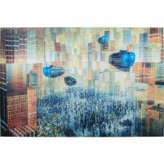 3D Future City Cam Resim 150x100cm