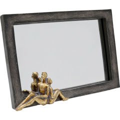 Table Mirror Sitting Couple Ayna 18x13 cm