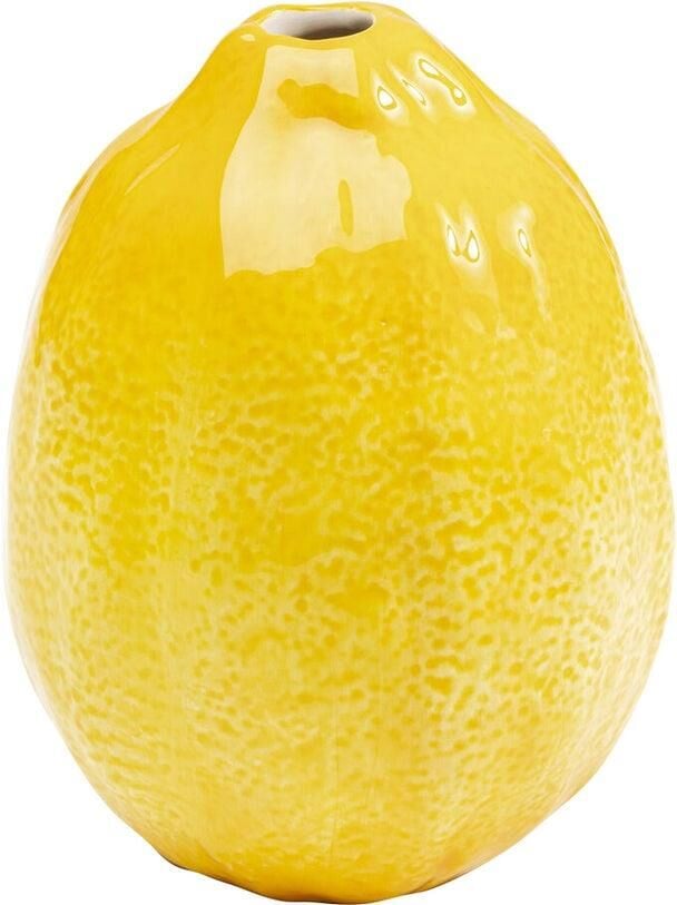 Ceramic Fruit Lemon Vase 10x12 Cm