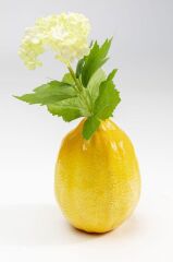 Ceramic Fruit Lemon Vase 10x12 Cm