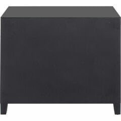 Luxury Push 3 Drawers Grey MDF Şifonyer