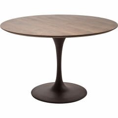 Table Top Invitation Round Walnut Ø120cm