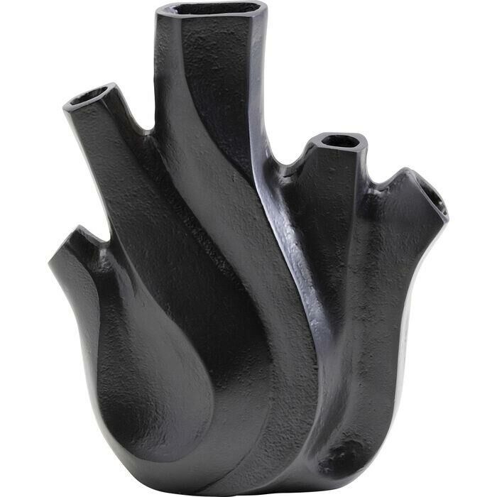 Vase Flame Black 25 cm