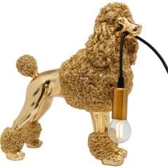 Animal Poodle Gold Masa Lambası