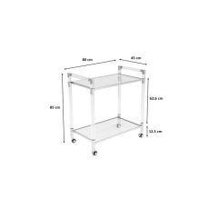 Bar Trolley Josy Gold Dresuar