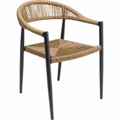 Chair with Armrest Palma Nature Sandalye