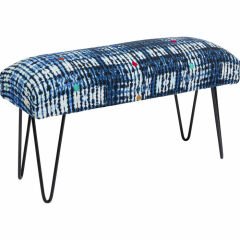 Desna Patchwork Mavi Bench