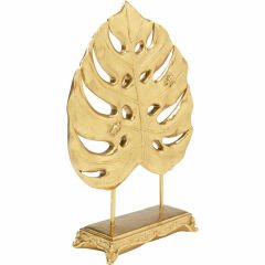 Monstera Leaf Gold Dekoratif Obje 36 cm