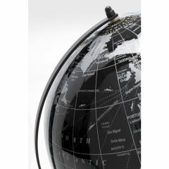 Globe Top Siyah Dekoratif Obje