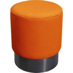 Stool Jody Orange Mesh Black Tabure