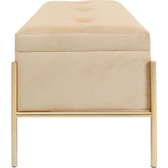 Buttons Storage Beige Small Bench