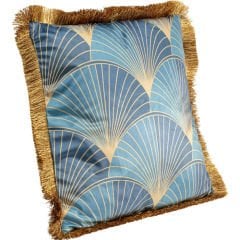 Leaves Fringe Polyester Kırlent 45x45 cm