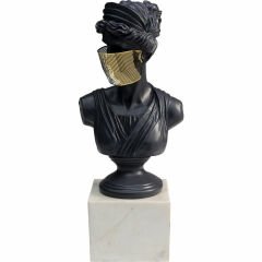 Busto Maskeli Kadın Dekoratif Obje