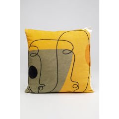 Cushion Face Art Yer Minderi 50x50 cm