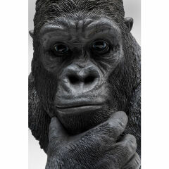Thinking Gorilla Head Dekoratif Obje