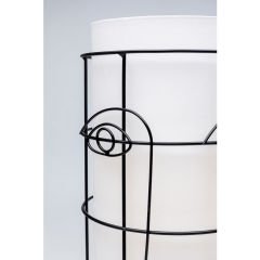Grid Face Beyaz Akrilik Masa Lambası 60 cm