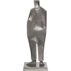 Standing Man Anthracite Dekoratif Obje 62cm