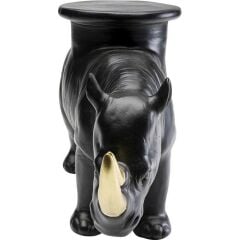 Deco Figurine Rhino Black 41cm