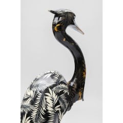 Heron Black Dekoratif Obje 70cm