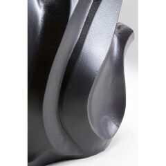 Vase Flame Black 29cm